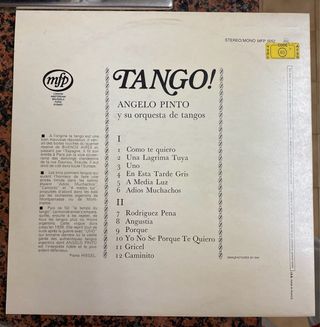 Vinilo Tango Angelo Pinto