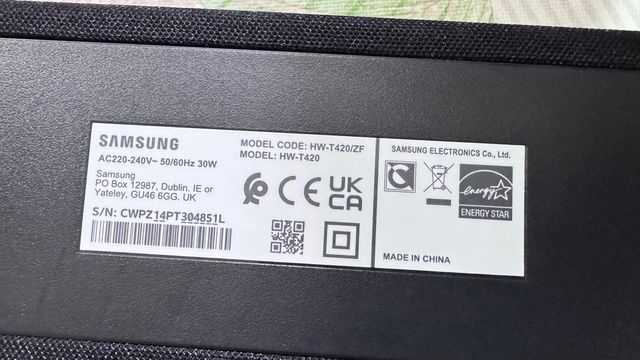 Samsung HW-T420 Barra Sonido 2.1 150W