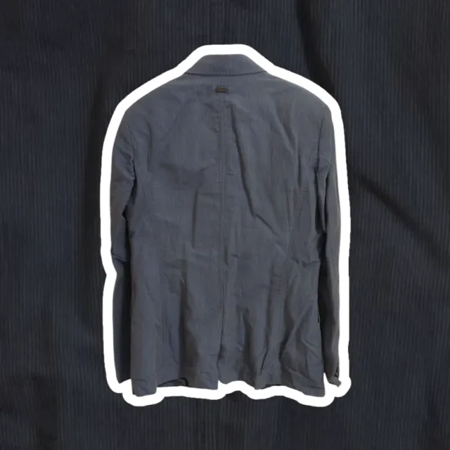 Liu Jo Blazer Uomo Taglia 50 Cotone/Lino Grigio