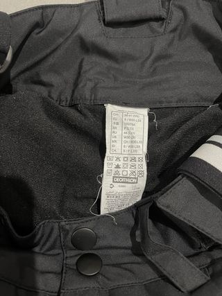 Pantalón técnico de nieve negro Decathlon