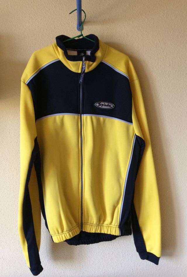 Chaqueta Ciclismo Amarilla Unisex Talla M