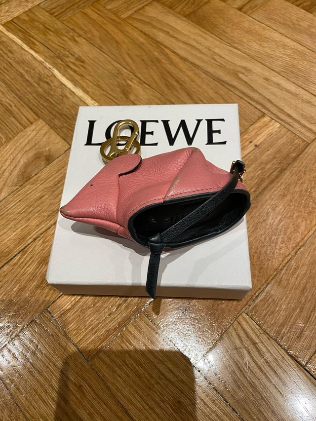 Charm Elefante Loewe Rosa y Negro