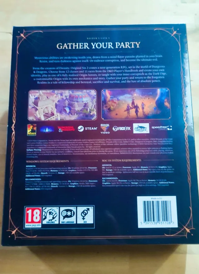 Baldur's Gate 3 PC Deluxe Edition Precintado