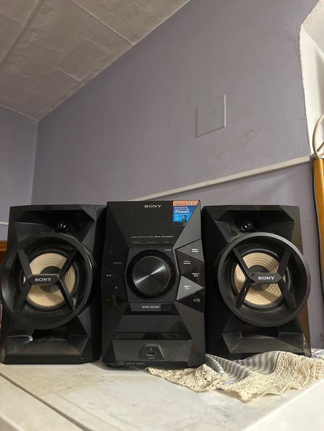 Equipo de música Sony