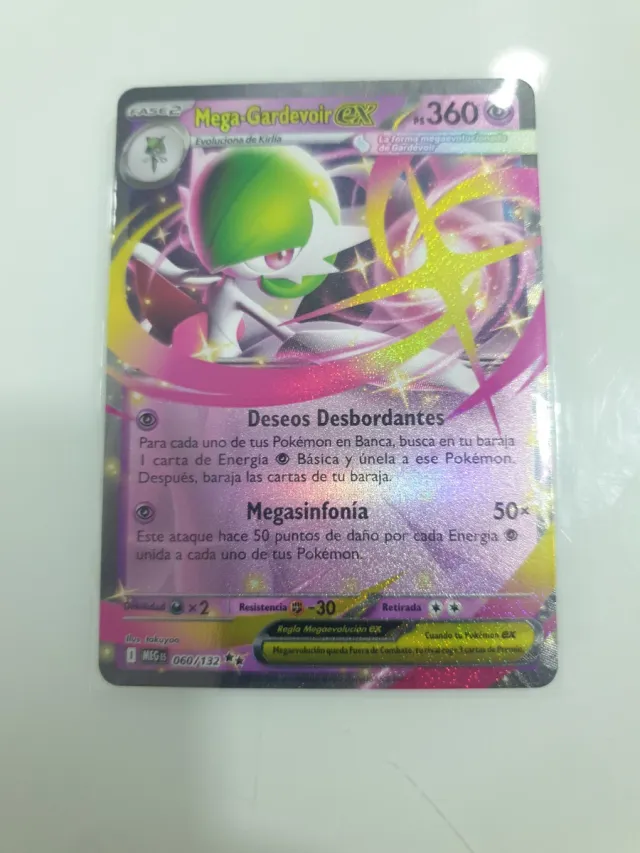 Carta Pokémon Mega-Gardevoir EX 060/132