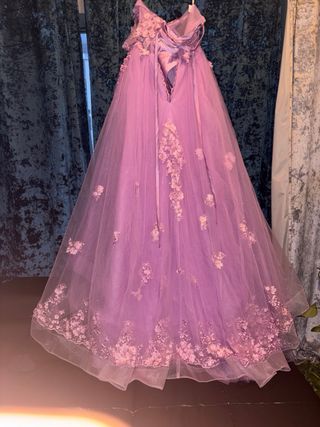 Vestido de 15 años púrpura