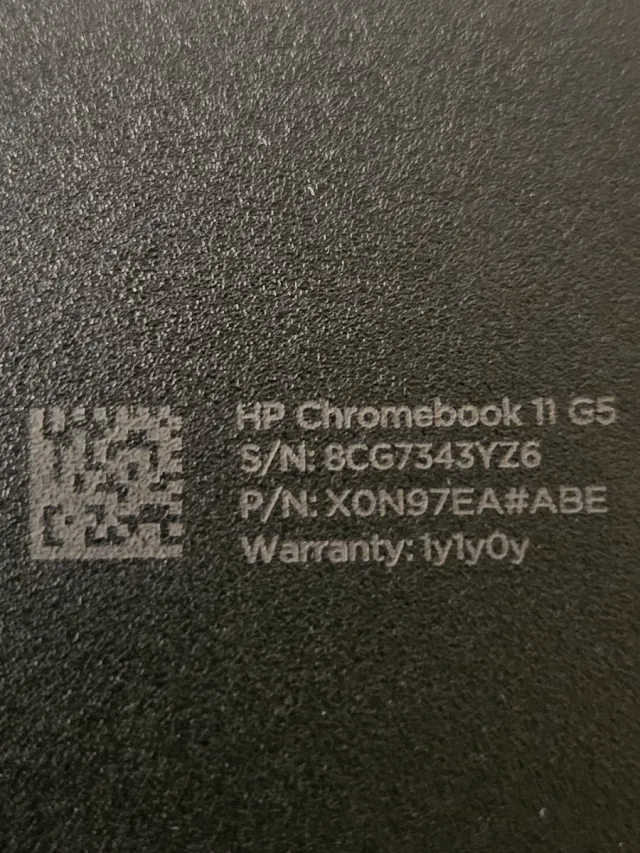 HP Chromebook 11a-na0025ng