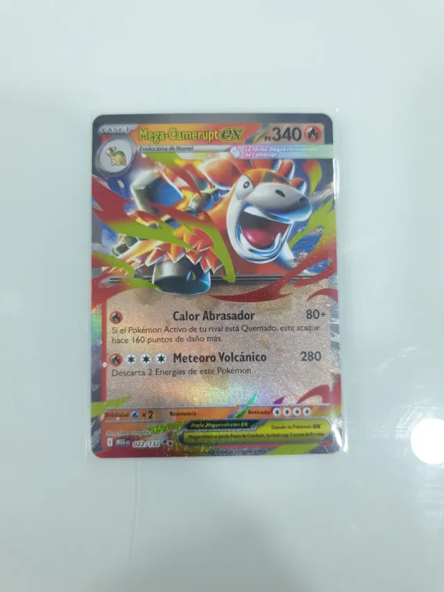 Carta Pokémon Mega-Camerupt EX 022/132