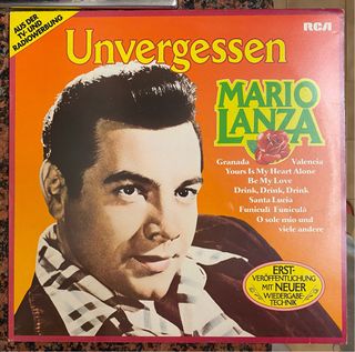 Vinilo Mario Lanza - Unvergessen