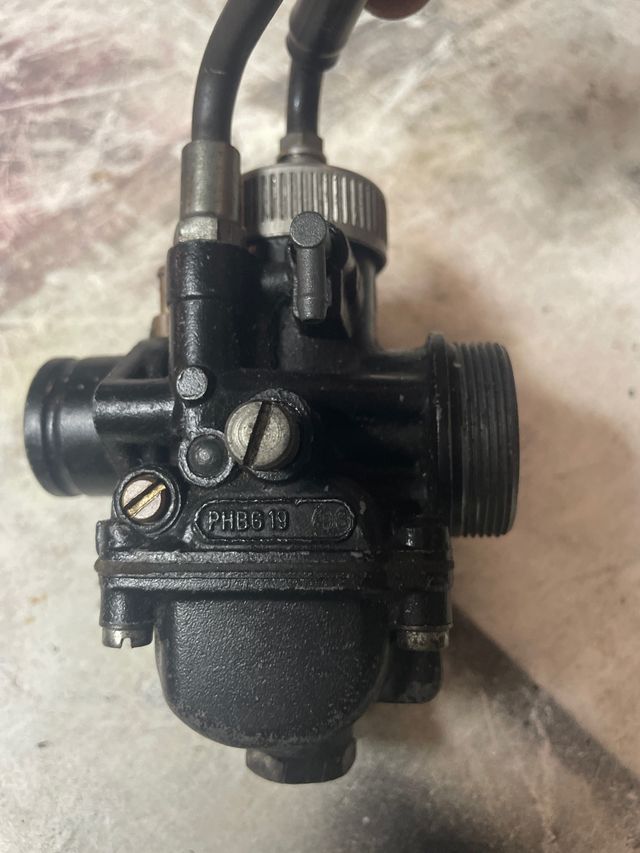 Carburador PHBG 19mm Negro del orto black racing