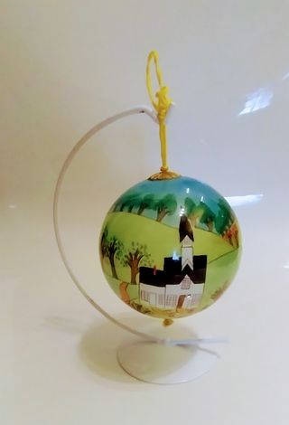 Bola de Navidad Vidrio Decorada