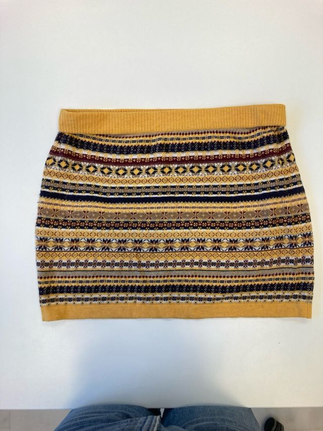 Falda de punto invierno