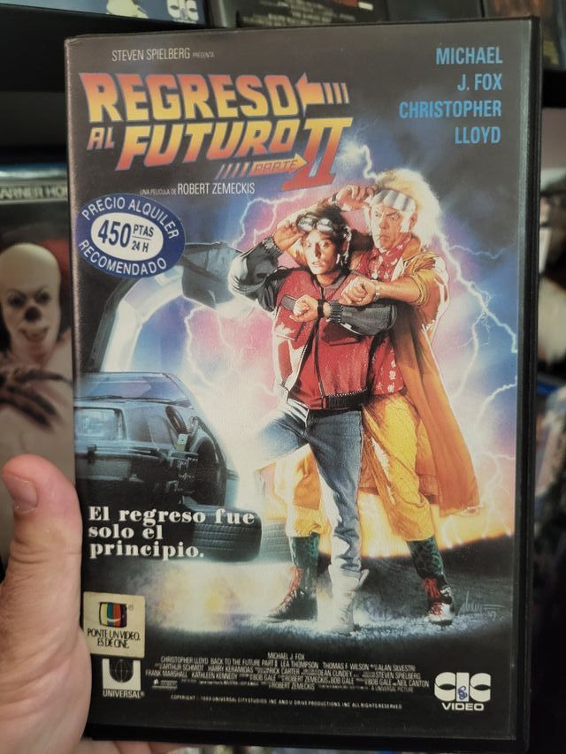 Regreso al Futuro 2 VHS 1ª Edición Videoclub