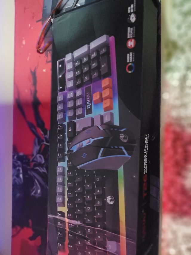 Teclado y Ratón Raiju LED RGB