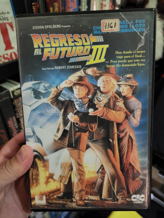 VHS Regreso al Futuro III 1ª Edición Videoclub