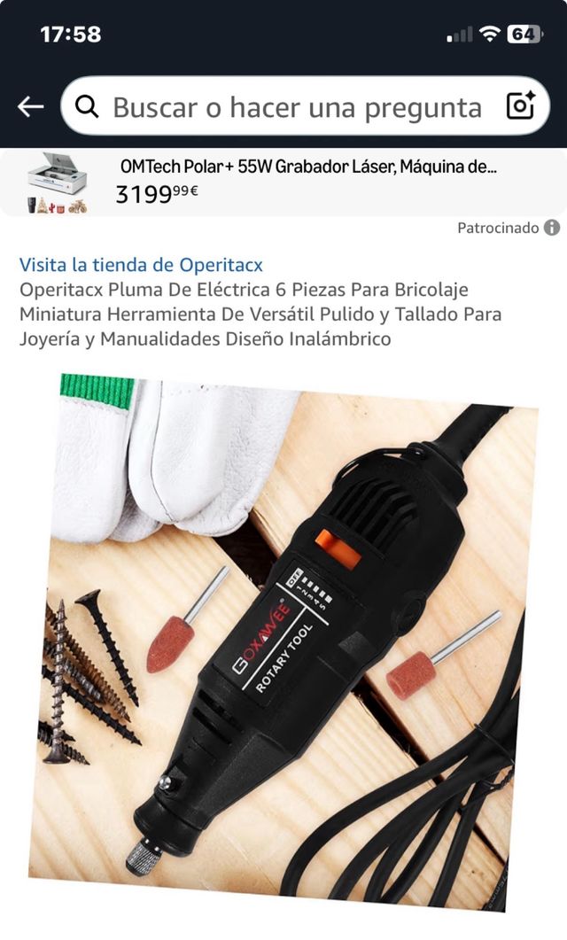 Herramienta Rotatoria goxawee con Accesorios