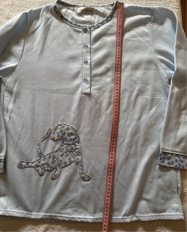 Parte superior pijama mujer manga larga