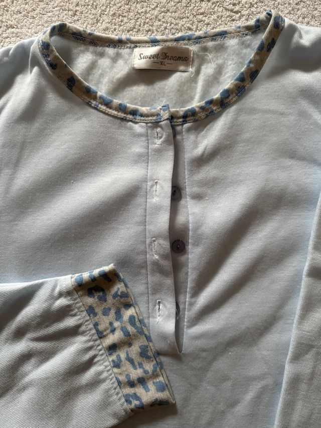 Parte superior pijama mujer manga larga