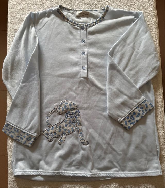 Parte superior pijama mujer manga larga