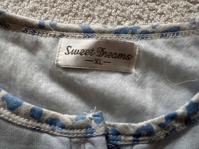 Parte superior pijama mujer manga larga