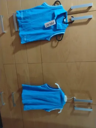 2 Camisetas Talla S Azul