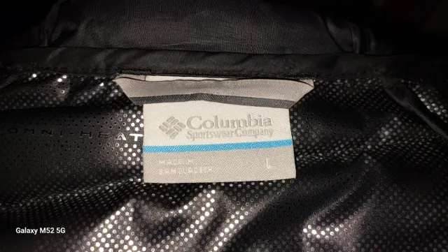 Giacca Columbia trapuntata nera