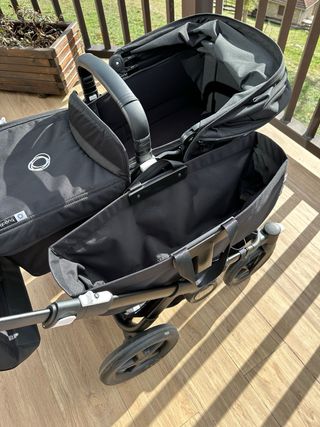 Bugaboo Donkey 5 Gemelar Negro
