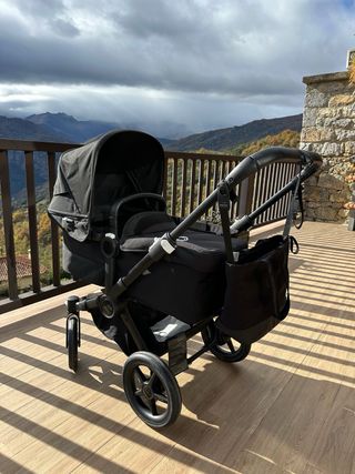 Bugaboo Donkey 5 Gemelar Negro