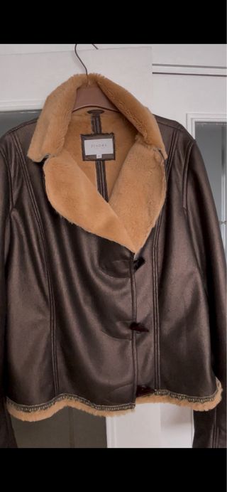 Cazadora ZENDRA efecto piel forrada