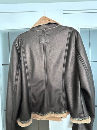 Cazadora ZENDRA efecto piel forrada