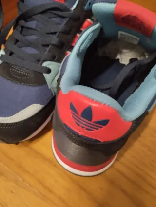 Zapatillas Adidas ZX750 Azul/Rojo nuevas n42