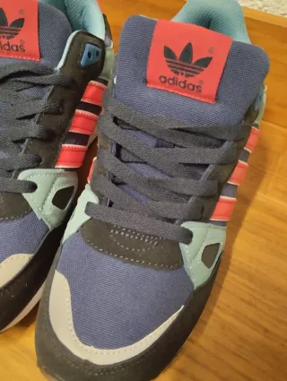 Zapatillas Adidas ZX750 Azul/Rojo nuevas n42