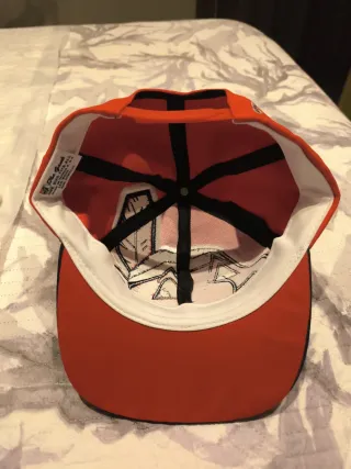 Gorra Vintage Indians Negra y Naranja