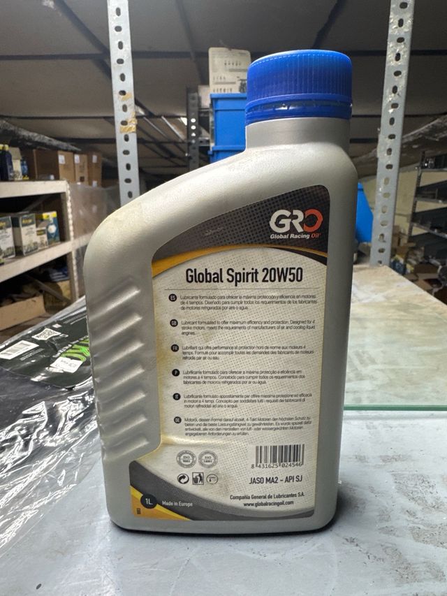 Aceite GRO Global Spirit 20W50 Moto 4t