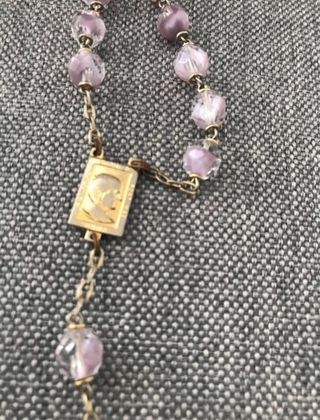 Rosarios Cristal Murano Acero