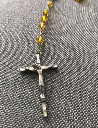 Rosarios Cristal Murano Acero