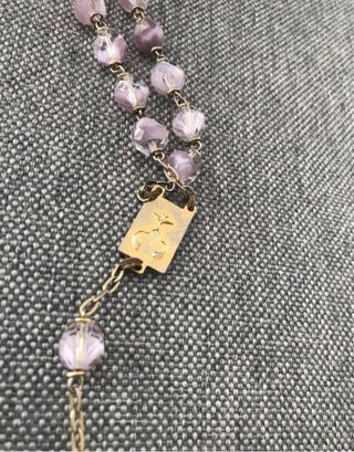 Rosarios Cristal Murano Acero