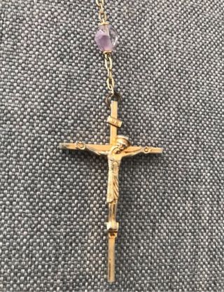 Rosarios Cristal Murano Acero