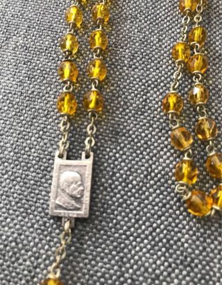 Rosarios Cristal Murano Acero