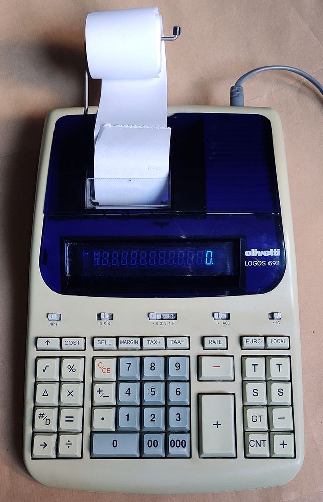 Calcolatrice Olivetti Logos 692