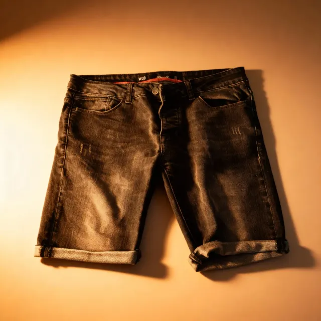 Bermuda jeans uomo taglia S