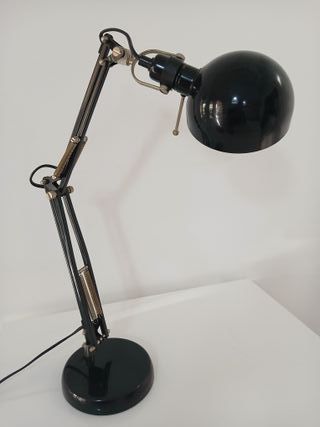 Lampada Scrivania IKEA Forsa Nera Metallo