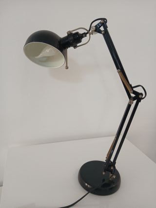 Lampada Scrivania IKEA Forsa Nera Metallo