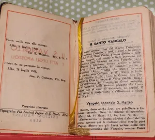 Il Santo Vangelo 1948