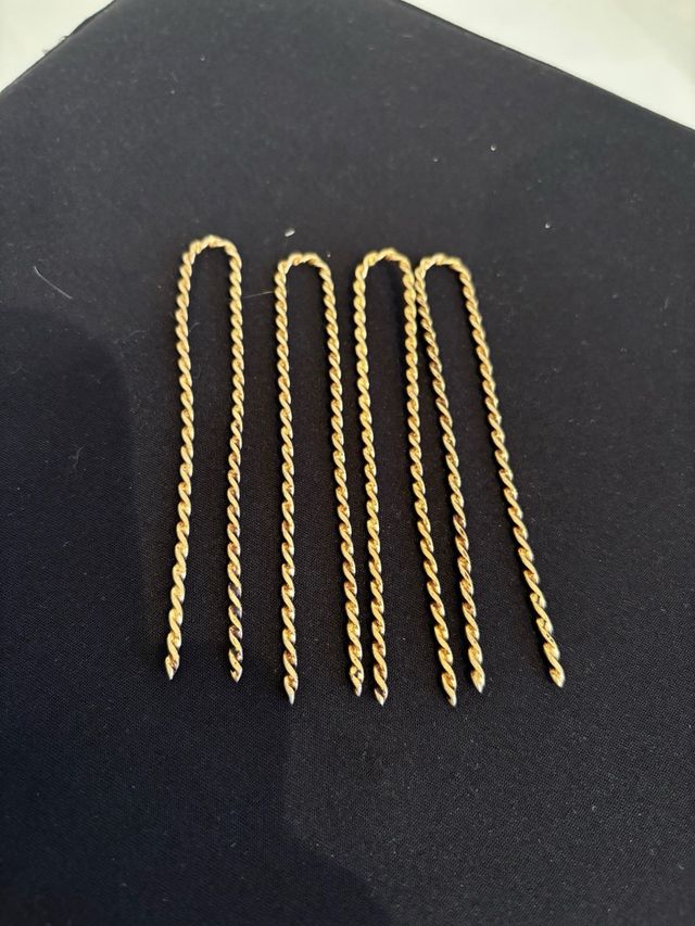 Aderezo de oro viejo y perlas