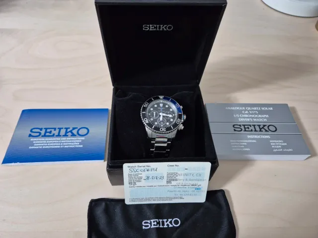Reloj Seiko Prospex Solar Diver 200m