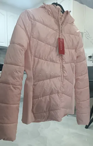 Chaqueta Anorak Rosa Guess