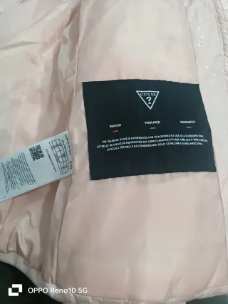 Chaqueta Anorak Rosa Guess