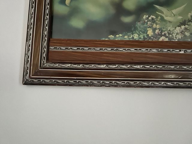 Marco madera  antiguo con 60 años.