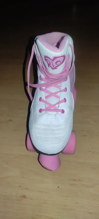 Patines Rio Roller Talla 38 Blancos y Rosas